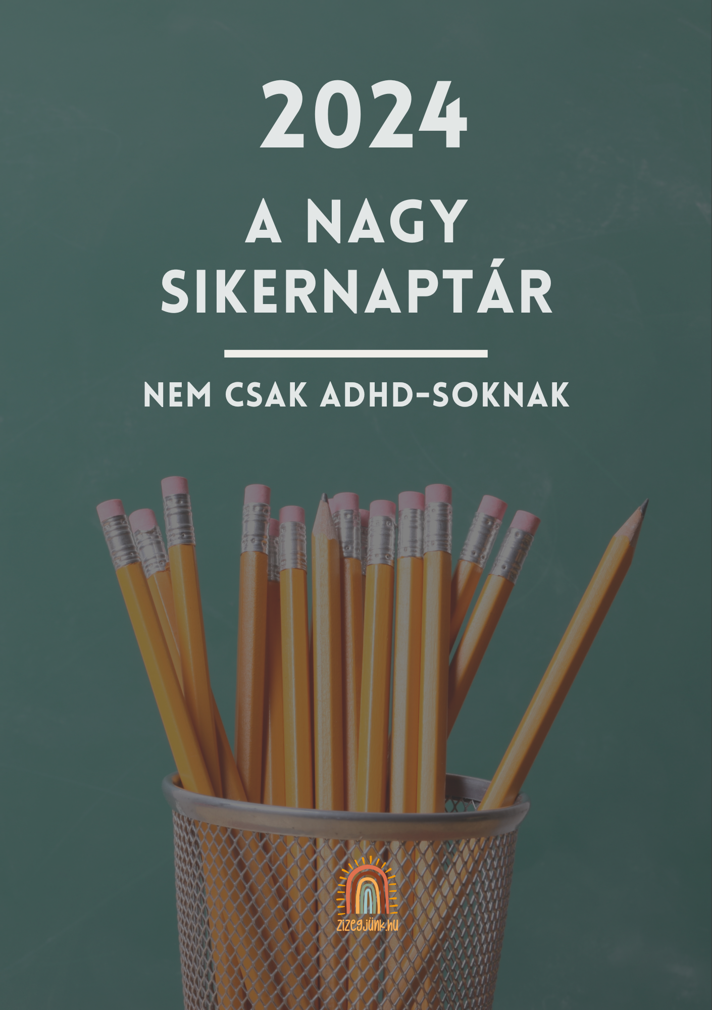 A nagy sikernaptár 2024 - éves tervező nem csak ADHD-soknak