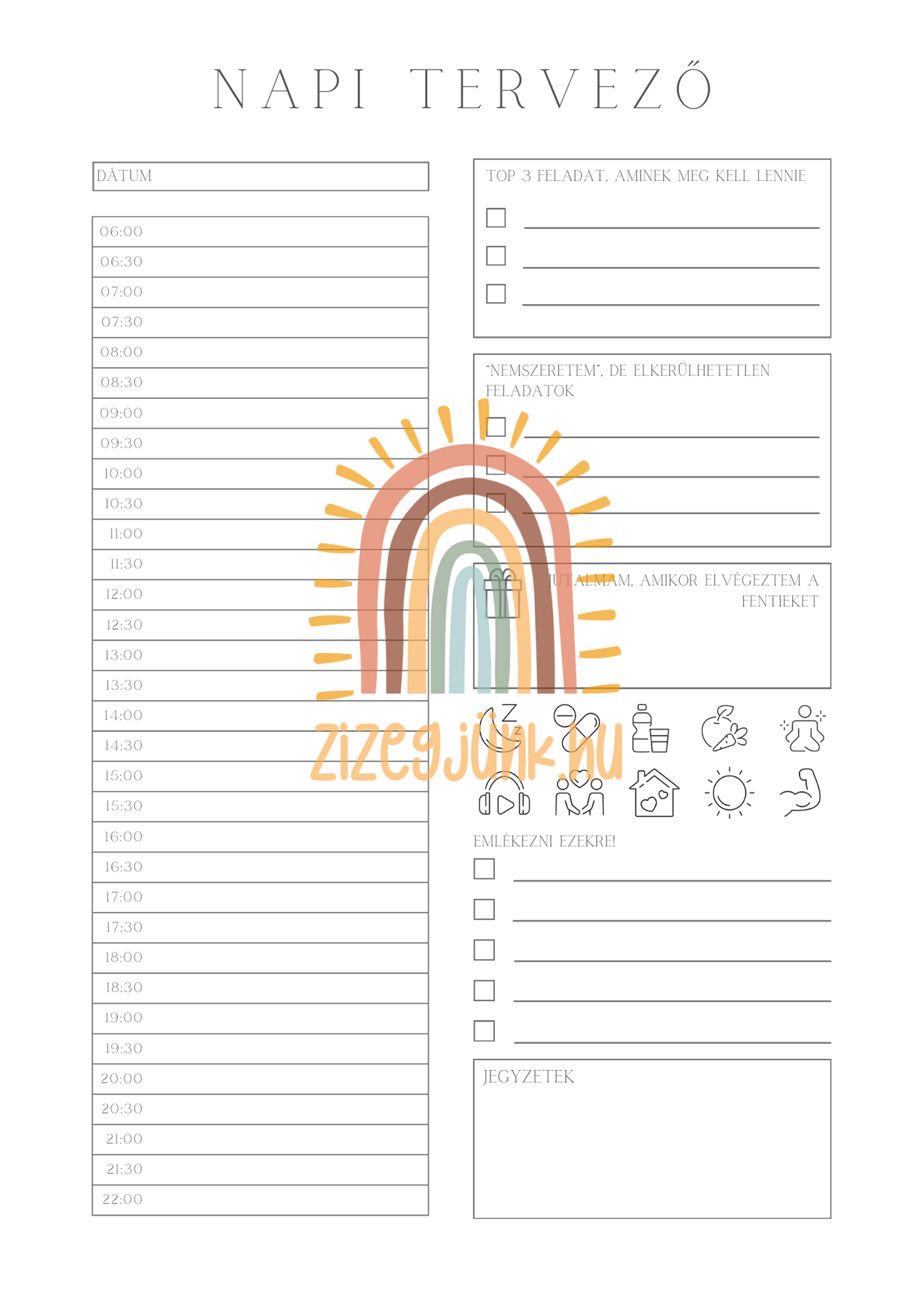 A nagy sikernaptár 2024 - éves tervező nem csak ADHD-soknak