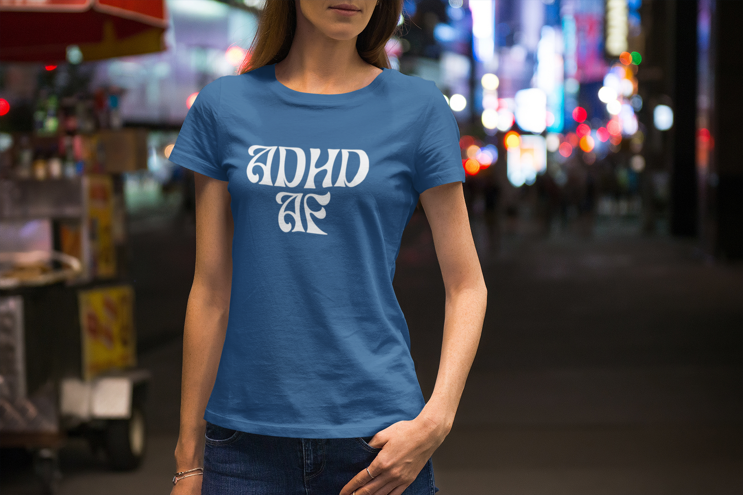 ADHD AF adult t-shirt in the name of ADHD awareness