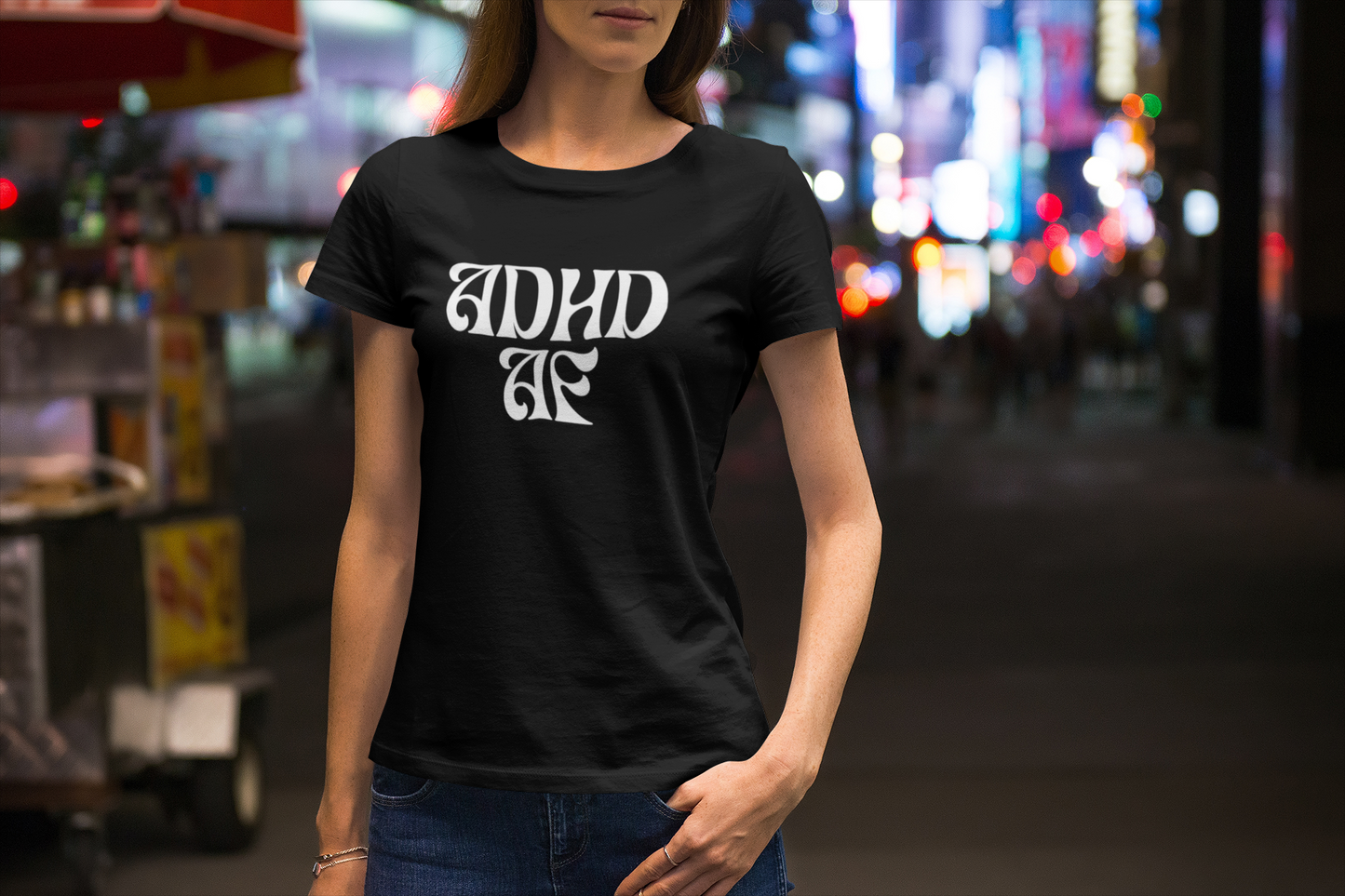 ADHD AF felnőtt póló az ADHD tudatosítás jegyében