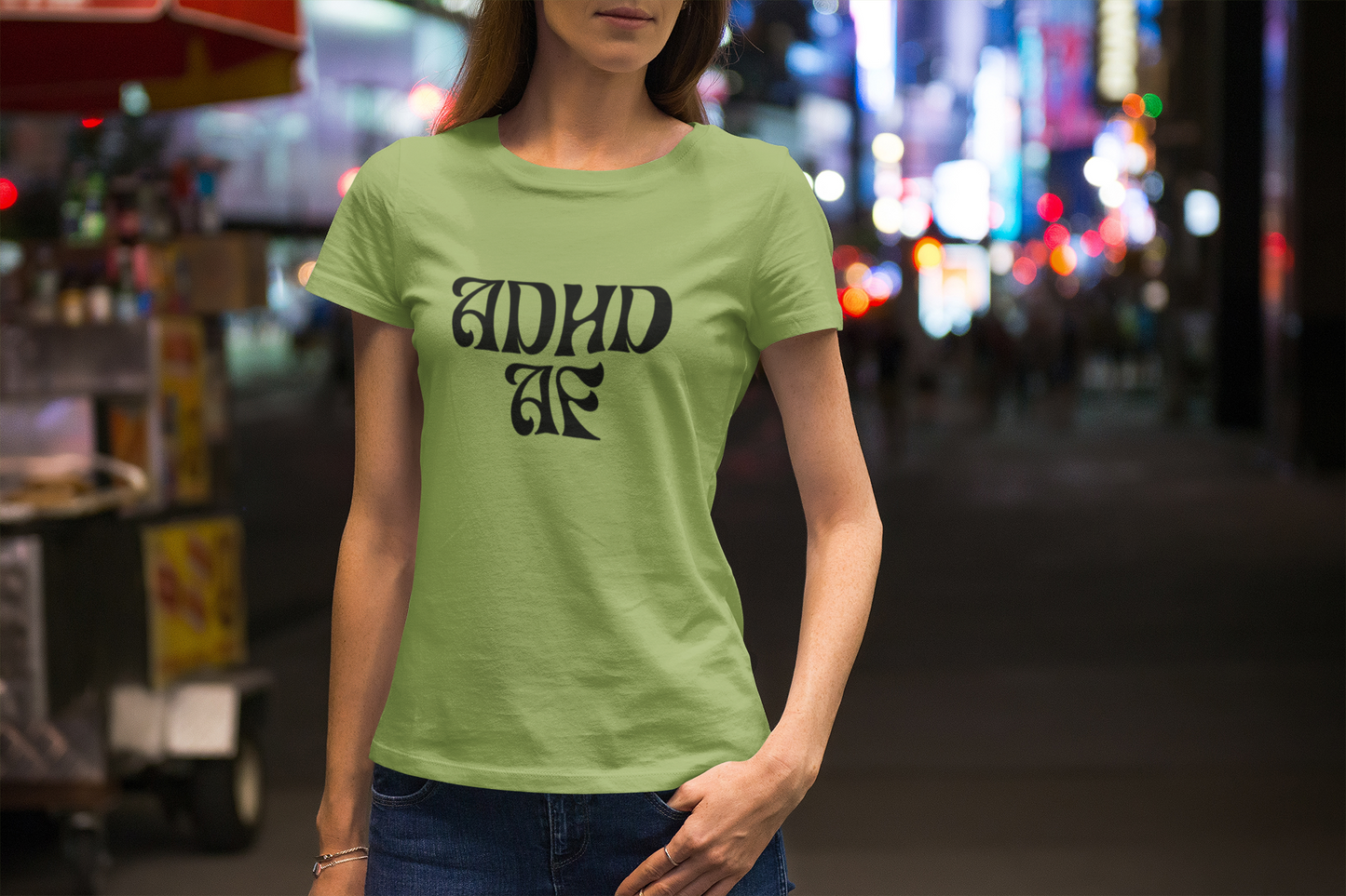 ADHD AF adult t-shirt in the name of ADHD awareness