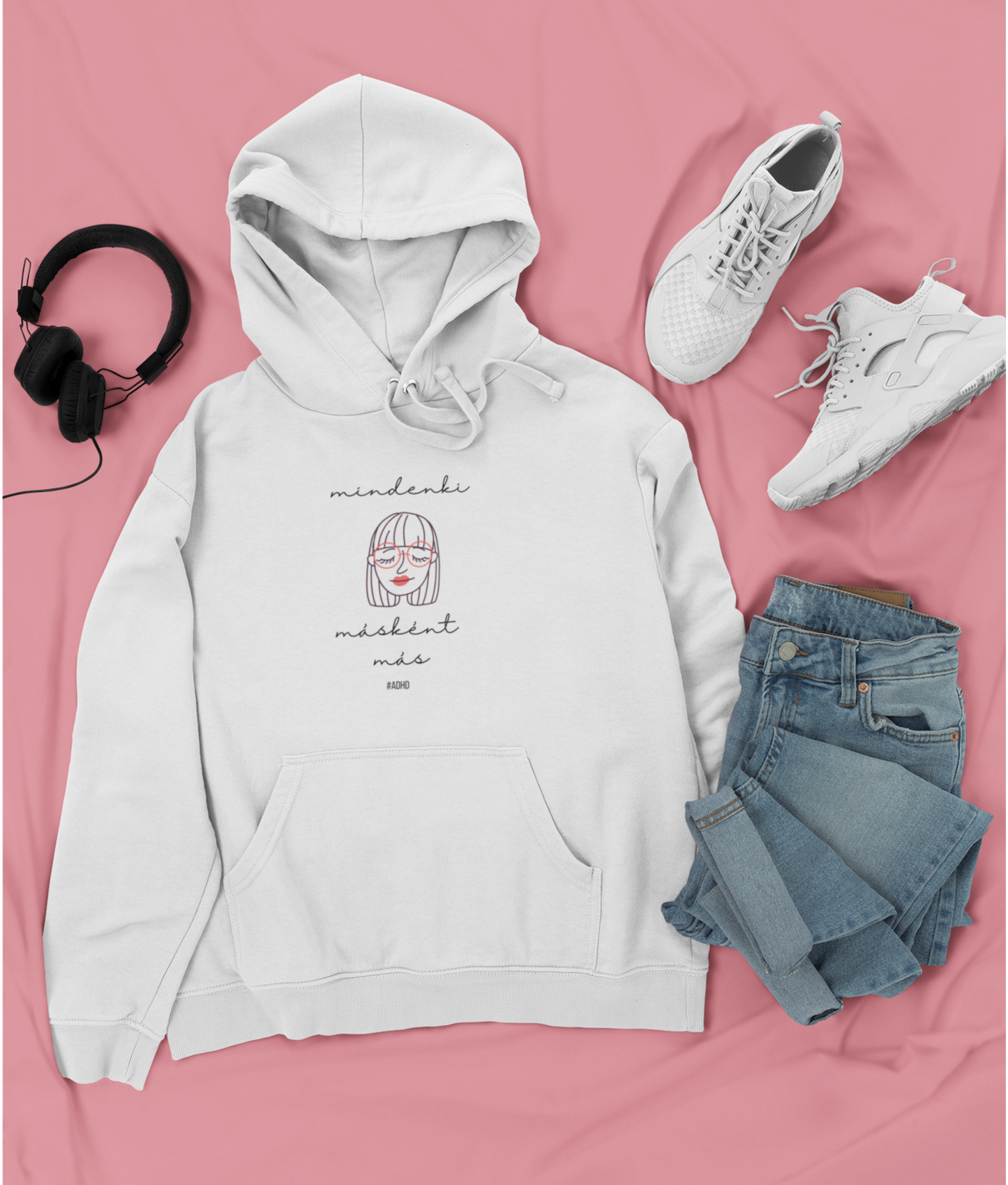 Everyone is different LÁMÁS Adult Hoodie in the spirit of thinking differently