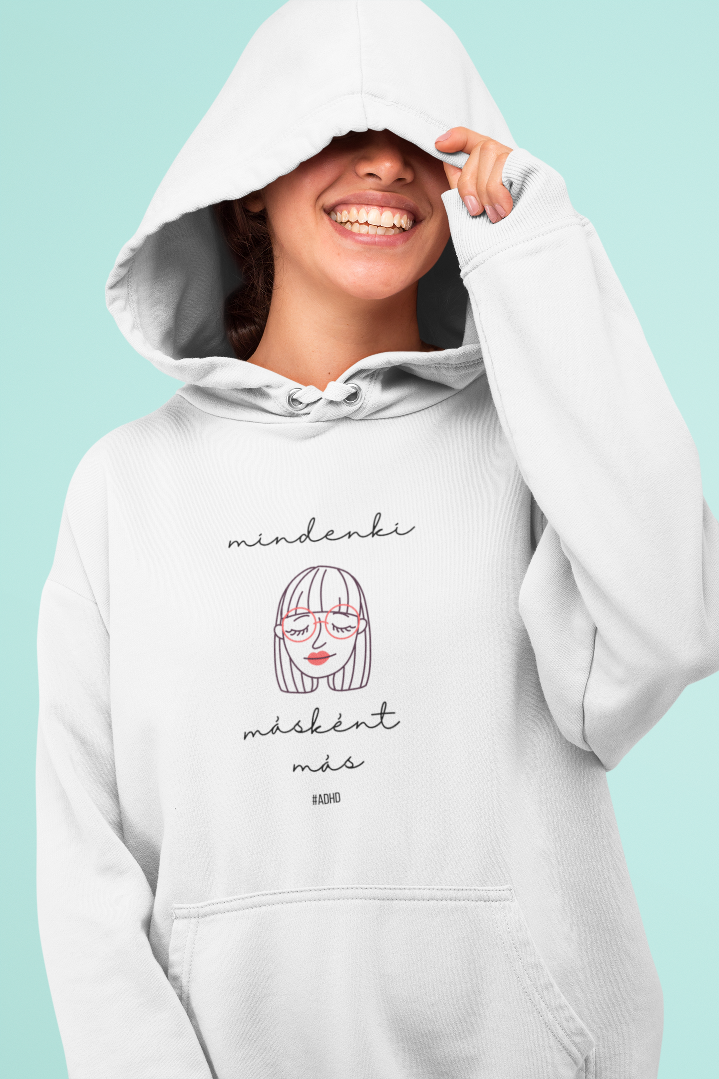 Everyone is different LÁMÁS Adult Hoodie in the spirit of thinking differently